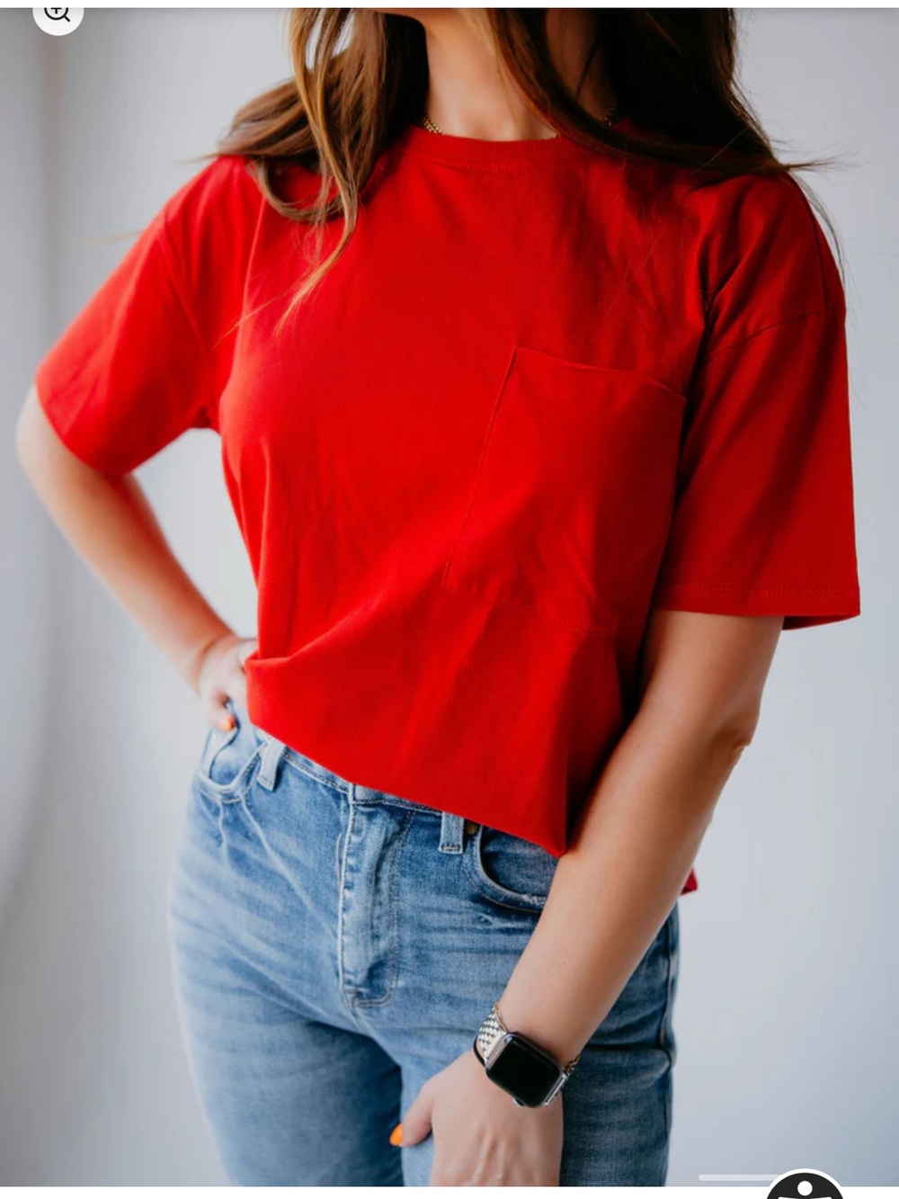 Lauren Pocket Tee by Lily & Lottie